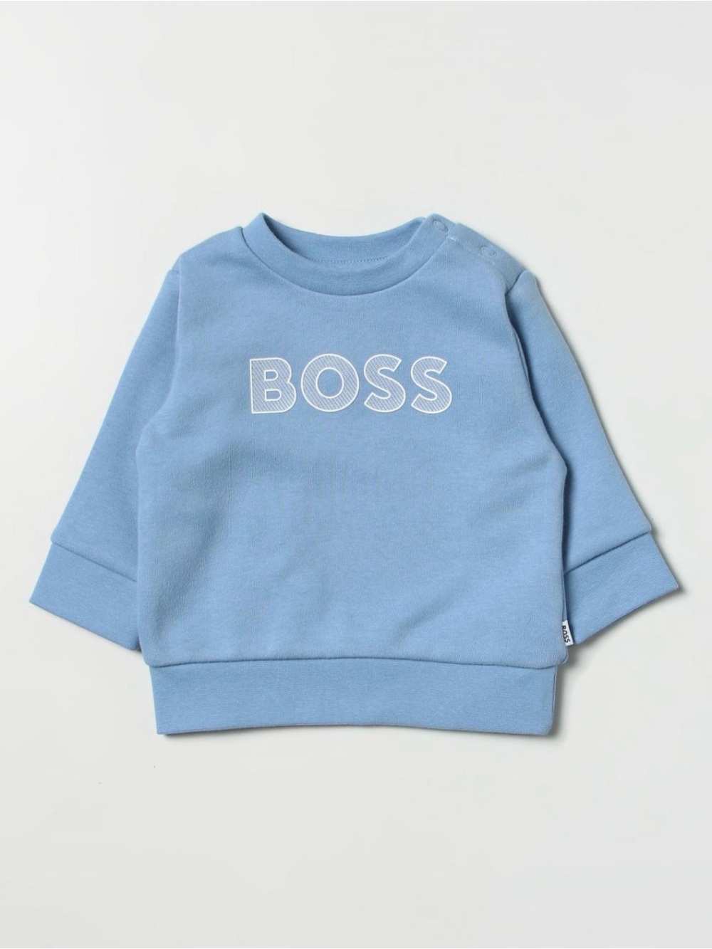 Boss Light Blue Logo Kids Sweatshirt